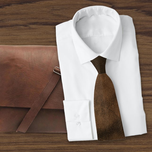 Corbata Ante apariencia de cuero en la barba (Subido por el creador)