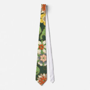 Corbata Antiguo patrón chino de cloisonné: jade verde