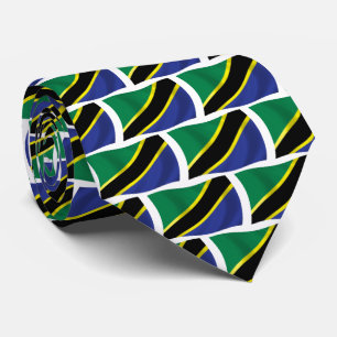 Corbata Anuncio de Bandera de Tanzania