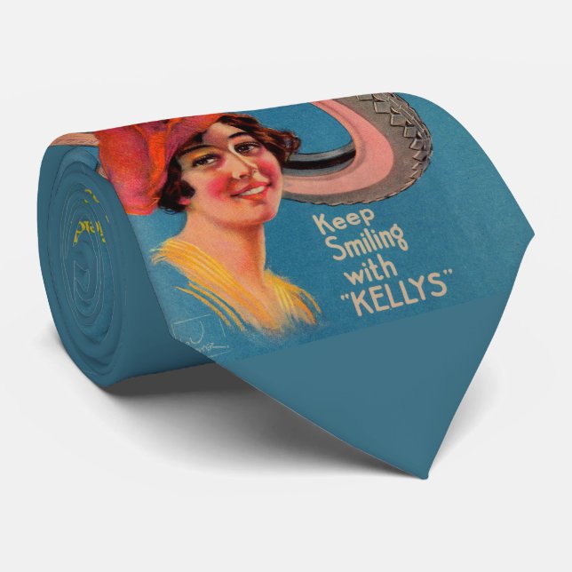 Corbata Anuncio de neumáticos Kelly Springfield de 1918 es (Enrollado)