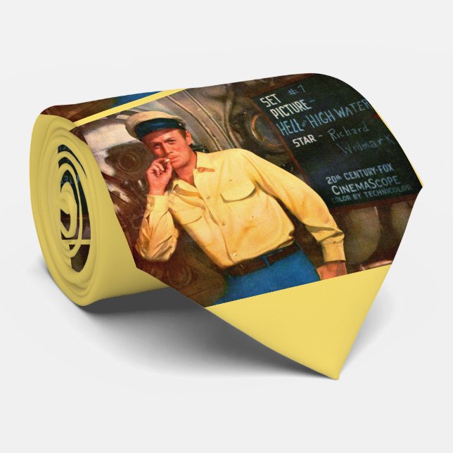 Corbata Anuncio de Richard Widmark para la impresión "Hell (Enrollado)