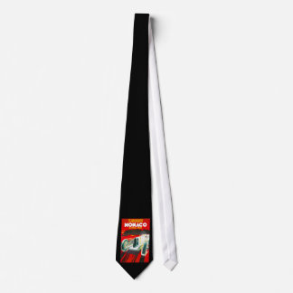 Corbata Anuncio del viaje del vintage de Monoco Grand Prix