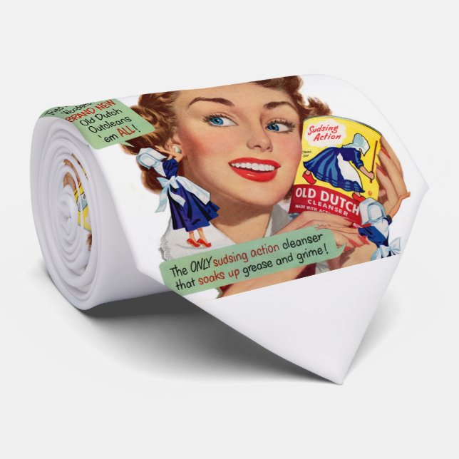Corbata Anuncio impreso de Old Dutch Cleanser  (Enrollado)
