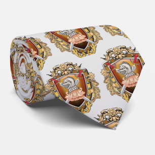 Corbata Apellido Escudo de Caballero