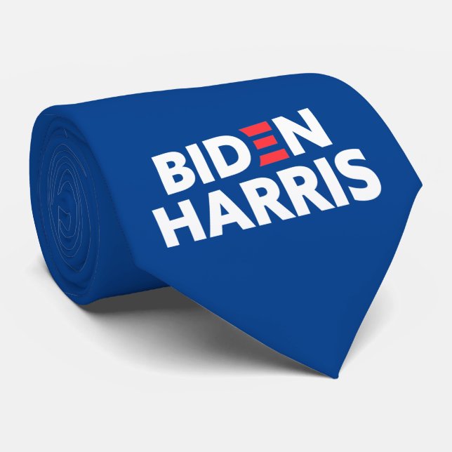 Corbata Apoyo electoral Biden/Harris Azul (Enrollado)