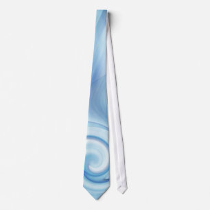 Corbata Aquarelle blue swirls