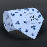 Corbata Arándanos de color azul dibujados a mano Añadir fr<br><div class="desc">Este divertido patrón de fruta fue creado usando mi ilustracion de arándano azul de medios mixtos dibujado a mano y hace un peculiar diseño de puntos polka de novedad para aquellos que no toman la vida, o sus medias demasiado en serio! El tono mullido del diseño de tono le da...</div>