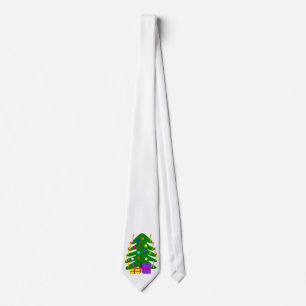 Corbata Árbol blanco con pino