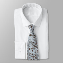 Corbata Árbol cubierto de nieve en invierno