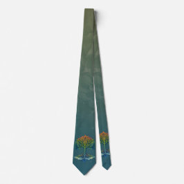 Corbata Árbol de la Vida Amanecer Cambiante