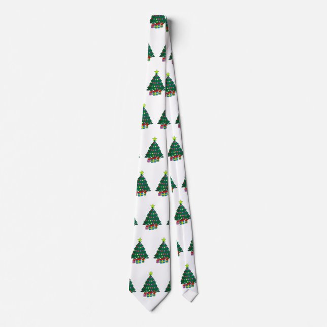 Corbata Árbol de Navidad Acogedor (Anverso)