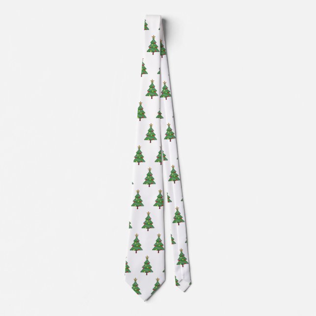 Corbata Árbol de Navidad Adorable (Anverso)