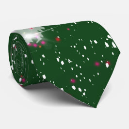 Corbata Árbol de Navidad brillante de invierno encantado