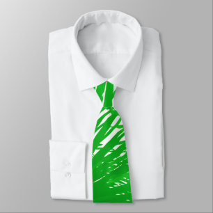 Corbata Árbol de palmeras verde estético deja tropical