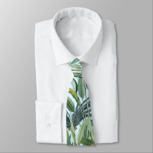 Corbata Árbol de plátano de selva tropical verde Strelit