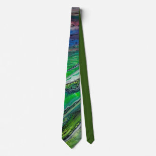Corbata Árbol de resumen verde