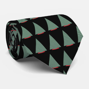 Corbata Árboles de Fiesta de Navidad Negros
