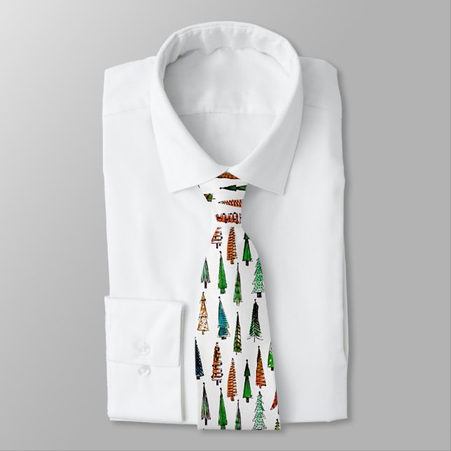 Corbata Árboles de Navidad (Atado)