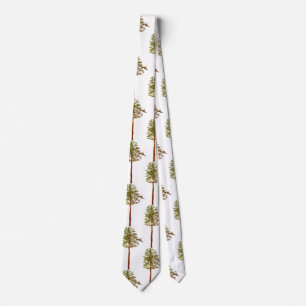 Corbata Árboles de pino