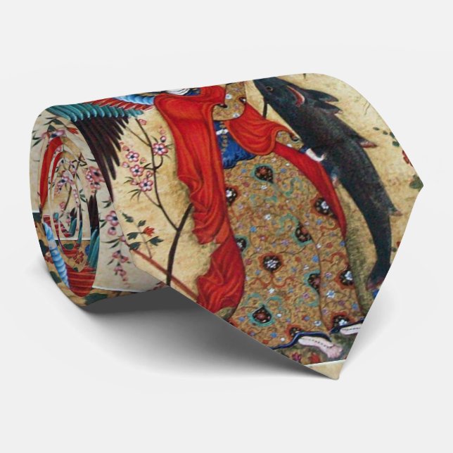 CORBATA ARCHANGEL RAPHAEL Y PESCADO (Enrollado)