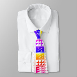 Corbata Arco de plumas nativas arcoiris Blesse Tie