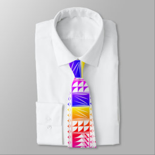 Corbata Arco de plumas nativas arcoiris Blesse Tie