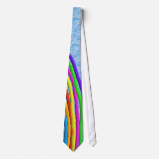 Corbata Arco iris abstracto