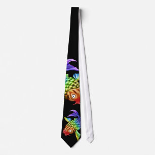 Corbata arco iris Koi