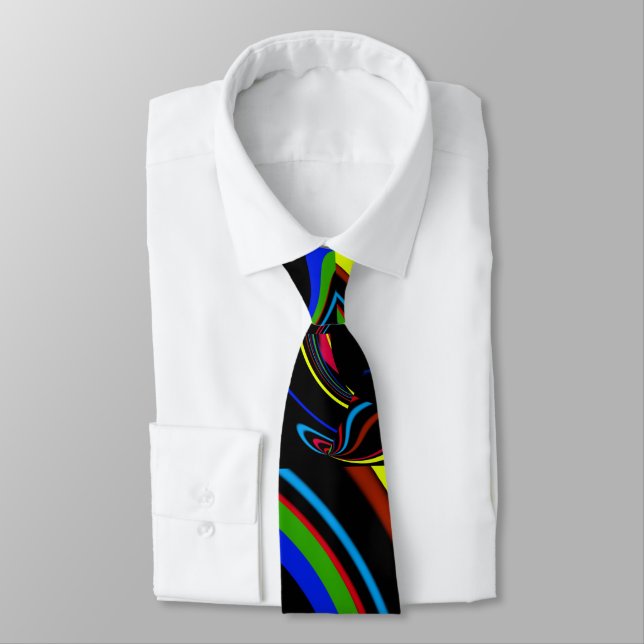 Corbata arco iris quebrado (Atado)