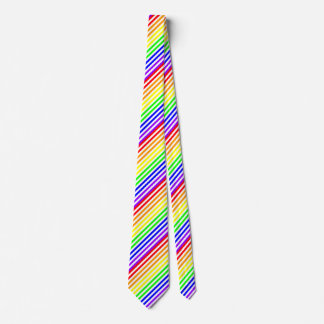 Corbata Arco iris rayado