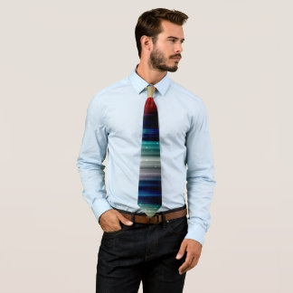 Corbata Arco iris silenciado - modelo rosado de plata azul