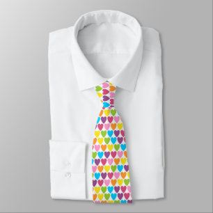 Corbata Arcoiris corazón diversión valentías papá hija bai