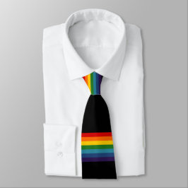 Corbata Arcoiris De Rayas