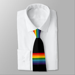 Corbata Arcoiris De Rayas