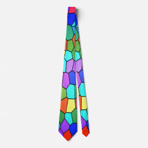 Corbata Arcoiris de vidrio templado