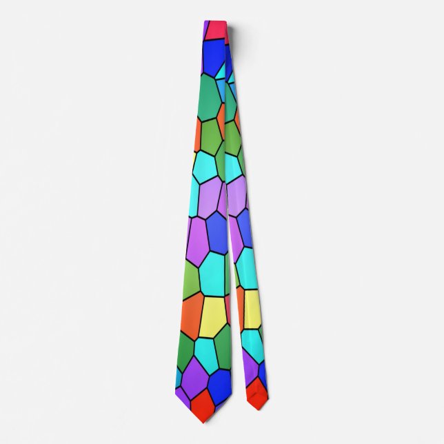 Corbata Arcoiris de vidrio templado (Anverso)