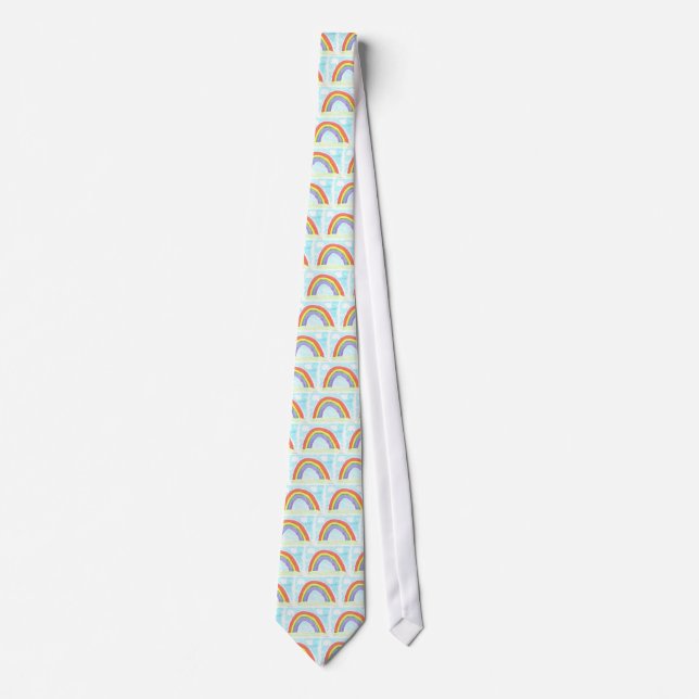 Corbata arcoíris infantil (Anverso)