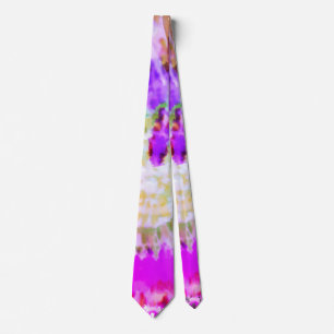 Corbata *~* Arcoiris Psicodélico Guay Hipster Tie Dye Tye