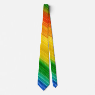 Corbata Arcoíris vibrante de colores
