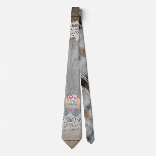 Corbata Área de trabajo de la Oficina de Moda Rustic Barn  (Anverso)