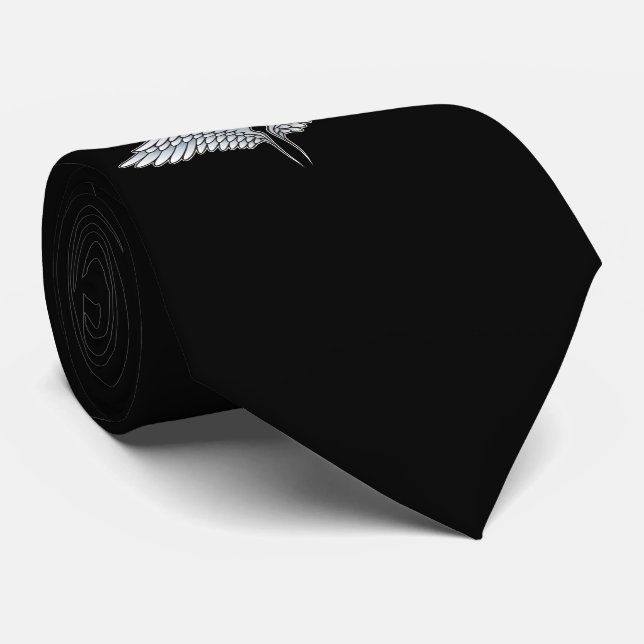 Corbata Areas grises azules (Enrollado)