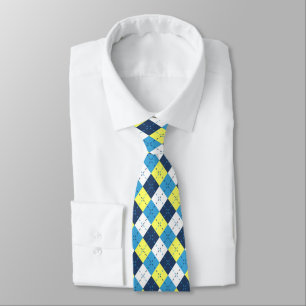 Corbata Argel Amarillo de Raspberry Azul Preppy