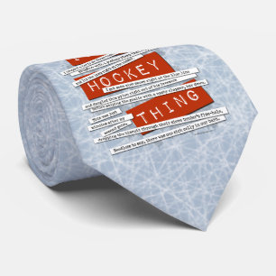 Corbata Argot del hockey