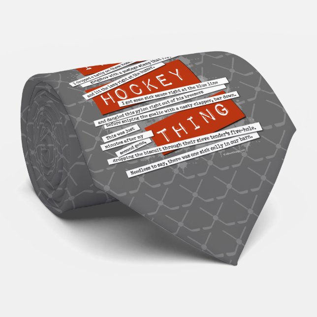 Corbata Argot del hockey (Enrollado)