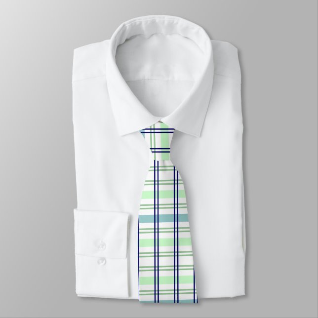 Corbata Armada con azadones azulados y verdes (Atado)