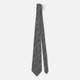 Corbata Armadura de cadena Metalizado negra por arma de hi