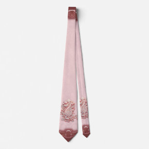 Corbata Armonía en rosa, un majestuoso y estilizado trinqu