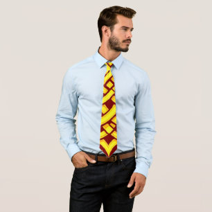 Corbata Armonía infinita: Arte de símbolo sagrado de Manda