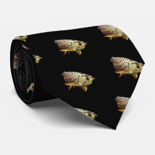 Corbata Arowana dorada malaya