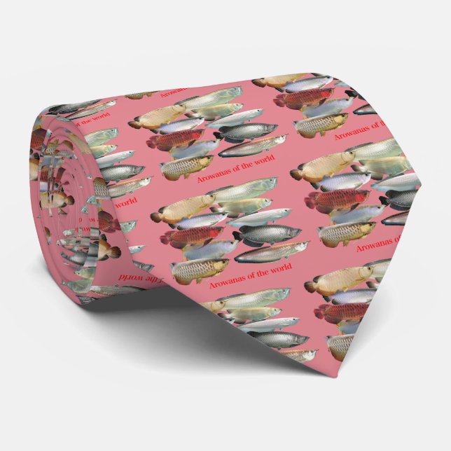 Corbata Arowanas del mundo (Enrollado)